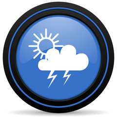 storm icon waether forecast sign