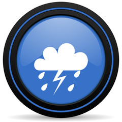 storm icon waether forecast sign