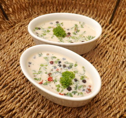 bunte Pfeffersuppe