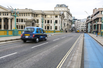Taxi on the bridge © dade72