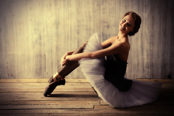 smiling ballerina
