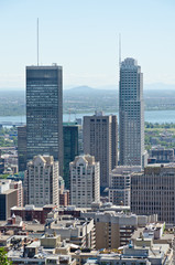 Fototapeta na wymiar Montreal Skyscrapers