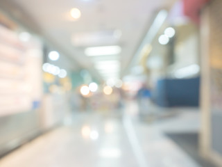 Blur store with bokeh background