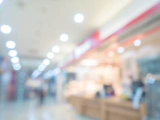 Fototapeta premium Blur store with bokeh background