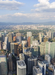Fototapeta na wymiar view of the city Kuala Lumpur, Malaysia