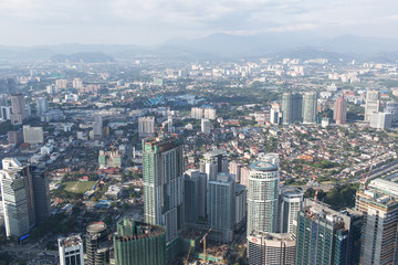 view of the city Kuala Lumpur, Malaysia