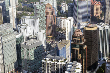 view of the city Kuala Lumpur, Malaysia