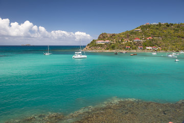 The blue in St. Barth, Caribbean