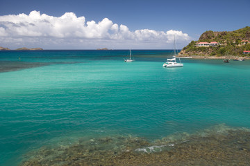 Fototapeta na wymiar Sea at St. Barth, Caribbean