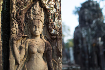 abandoned temple in Angkor Wat, Cambodia