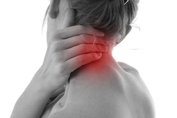Pain concept.isolated on white background