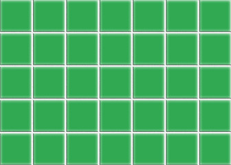 Green tile wall texture background