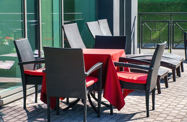outdoor cafe