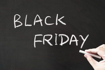 Fototapeta premium Black friday