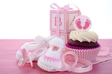 Its a Girl Baby Shower Cupcakes