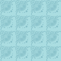 vector set seamless floral ornament