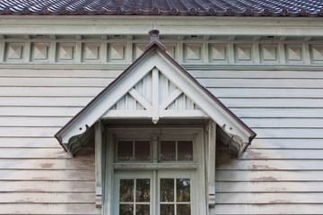 Obraz premium Old wooden building
