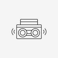 stereo line icon
