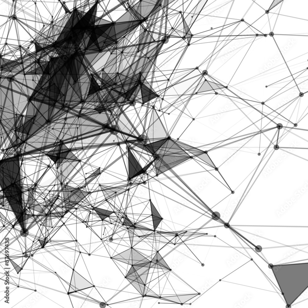 Poster abstract background with dotted grid