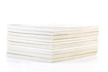 Stack of magazines