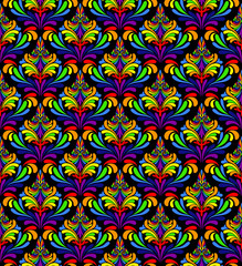 seamless damask pattern