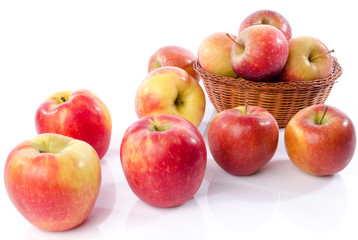 Fresh royal gala apples