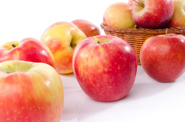 Fresh royal gala apples