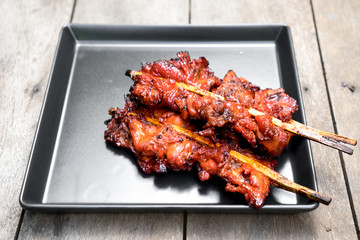 grilled red chicken