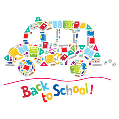 Back to school design template 