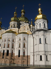 Fototapeta na wymiar The main temple of the Kiev-Pechersk Lavra - Assumption Cathedra