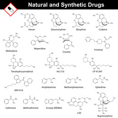 Main natural and synthetic drugs