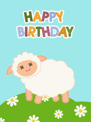 Happy birthday card.