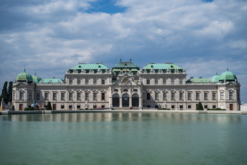 Fototapeta na wymiar Belvedere Wien