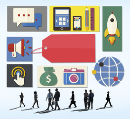 Branding Advertising Business Global Marketing Concept