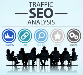 Search Engine Optimisation Analysis Information Data Concept