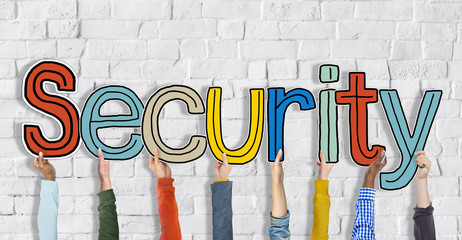 Security Word Concepts Isolated on Background