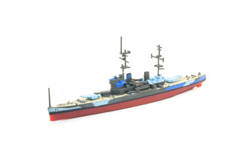 World war II warship model toy © suradeach seatang