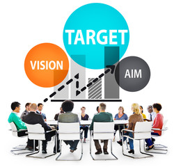 Target Goal Aspiration Aim Vision Vision Concept