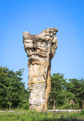 Fototapeta premium Stonehenge of Thailand, Mor Hin Khao at Chaiyaphum province Thai