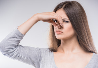 Naklejka premium Beauty woman