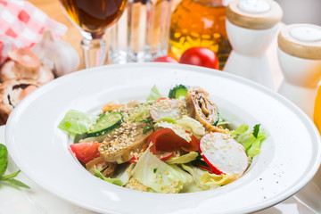 Fresh healthy summer salad