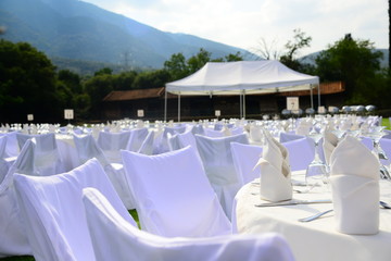 Life event table setup celebration