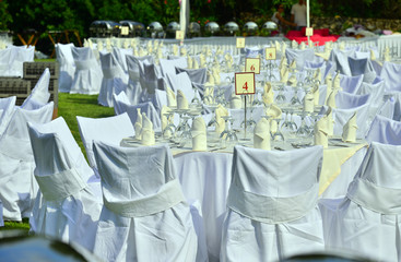 Life event table setup celebration