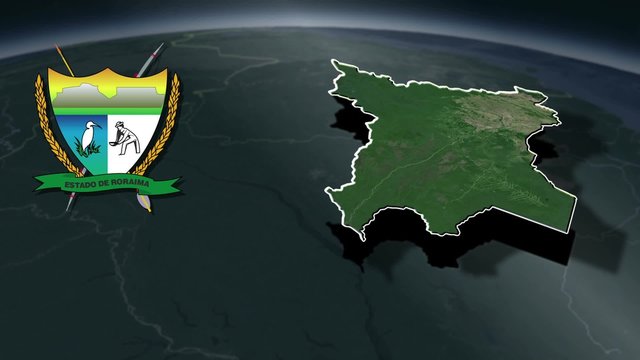 States of Brazil
Roraima white Coat of arms animation map
