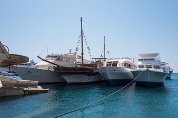 Fototapeta premium Marina Boats And Yachts