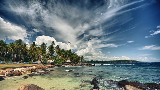 Dewundara lighthouse Matara in Sri Lanka