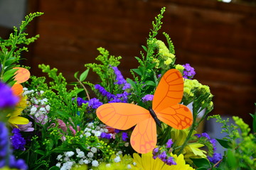 Flowers and butterflies © PhotoeffectbyMarcha