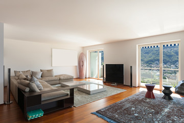  living room, parquet floor