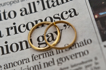 riconoscimento matrimoni gay,  fedi nuziali 