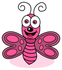 happy flying butterfly
